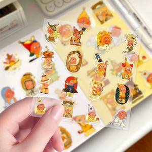 Autocollants personnalisés imperméables en PVC pour le Nouvel An avec impression résistante aux UV, design holographique, 100 pièces pour étiquettes publicitaires - Product Image 6