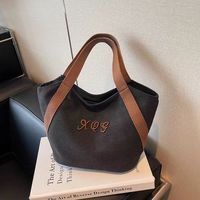 Sacs fourre-tout fonctionnels en tissu de coton à rayures écologiques personnalisés, réutilisables, avec poignée longue pour le transport à la main ou à l'épaule, sacs de shopping