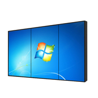 Lcd ince Video oynatıcı duvara monte 2x3 3x3 dikişsiz fiyat Video duvar büyük ekran 46 49 kapalı 55 inç ekleme ekran
