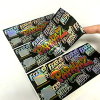 Étiquettes de dessin animé 3D UV personnalisées, autocollants de dessin animé haut de gamme, impression adhésive en rouleau gaufrée mate inversée