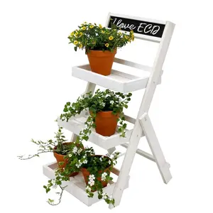 Soporte <span class=keywords><strong>de</strong></span> planta <span class=keywords><strong>de</strong></span> 3 niveles <span class=keywords><strong>escalera</strong></span> <span class=keywords><strong>de</strong></span> flores <span class=keywords><strong>para</strong></span> interior al aire libre - Product Image 1