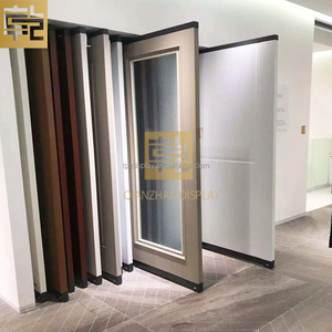 Nhà Máy Tùy Chỉnh Chất Lượng Tốt Kéo Ra Không Khung Nhà Để Xe Tủ Cửa Gỗ Hiển Thị Giá Đứng Cho Showroom Cửa Sổ Hiển Thị - Product Image 2