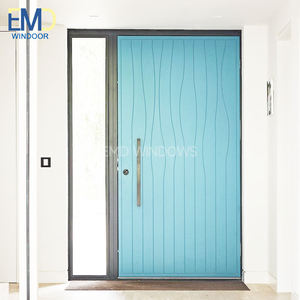 Puerta de Vidrio y Aluminio Residencial, Puertas Francesas Exteriores con Persianas - Product Image 4