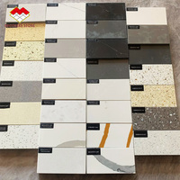Échantillons de marbre naturel, granit, pierre calcaire, quartz artificiel, comptoirs en pierre, terrazzo, pierre frittée