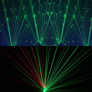 Nouvel arrivage : Projecteur de scène à double bras mobile 60W, 15 canaux DMX512 avec effets laser rouge et vert, stroboscope et faisceau pour DJ, discothèque, bar, club - Product Image 6