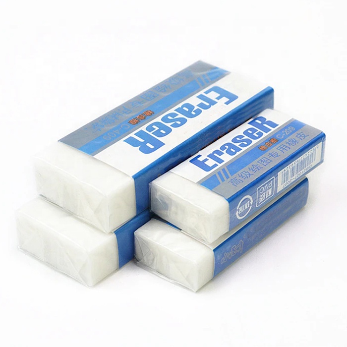 Высококачественные рекламные школьные канцелярские принадлежности, резиновый ластик для карандашей