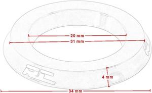 Anello Decorativo CNC per Copertura Interruttore di Accensione Moto LAVITIN per <span class=keywords><strong>Vespa</strong></span> R3 R25 CB190 CBR190 per Ninja250 300 400 - Product Image 2