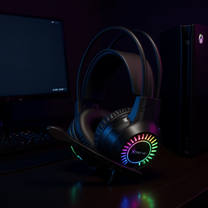 Xtrike Me Gaming Headset With <b>Mic</b> RGB Light <b>For</b> <b>PC</b> PS4 Xbox - Product Image 2