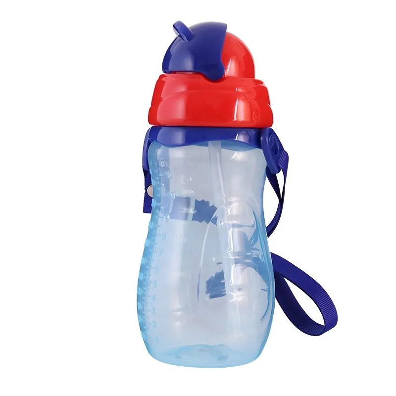 Botol Air Bayi, Cangkir Sedotan 260Ml Cangkir Air Kartun Belakang dengan Botol Air Anak-anak 330Ml Botol Air Bayi