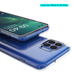 Étui Ultra-fin transparent pour téléphone portable, <span class=keywords><strong>coque</strong></span> pour la série Moto G 5G Plus, offre spéciale - Product Image 2