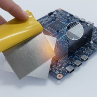 Feuille de ferrite anti-interférence NFC RFID à haute perméabilité, patch de blindage auto-adhésif pour la protection des capteurs industriels