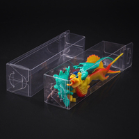 Boîte transparente en acétate De plastique pour la pêche, emballage De leurre en vinyle, Transparent au PET, 10 unités