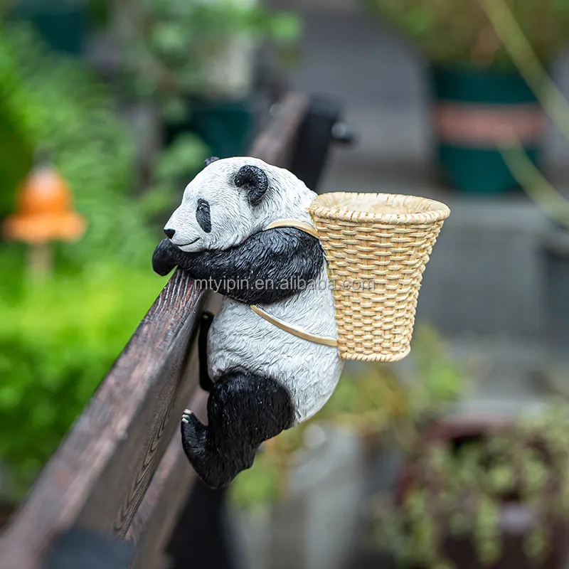 عرض رائع على المنتجات الباندا حيوانات معلقة على الأواني تصميم الحرف اليدوية