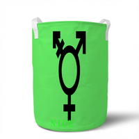 Sac seau de rangement à cordon personnalisé, motif drapeau israélien arc-en-ciel gay et transgenre, pour le commerce de détail et l'inventaire de souvenirs