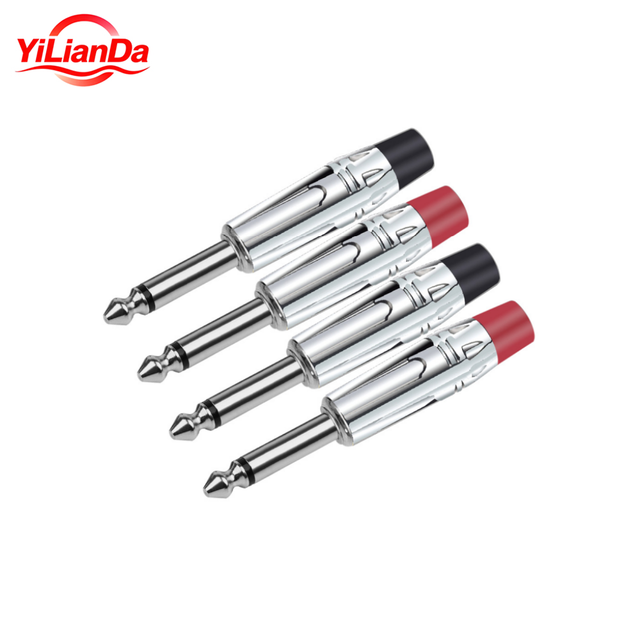 Wholesales Gold Plated 6.35mm 1/4 Inch Male to 3.5mm 1/8 Inch Female Stereo Audio Adapter Plug Connector 3.5mm Audio Jack