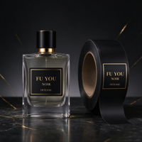 Étiquettes autocollantes en vinyle pour parfums, autocollants cosmétiques, logo personnalisé, emballage de flacons en verre