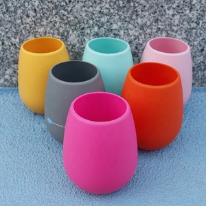 <span class=keywords><strong>Gobelet</strong></span> à boire <span class=keywords><strong>personnalisé</strong></span> 14OZ, 1 pièce, verres à vin en silicone pliables - Product Image 3