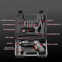 Juego de Destornilladores Eléctricos Multifunción de 47 Piezas, Recargable, de Iones de Litio, 8.8V, 6800 RPM, Pequeño, para el Hogar, Phillips, de Cabeza Plana