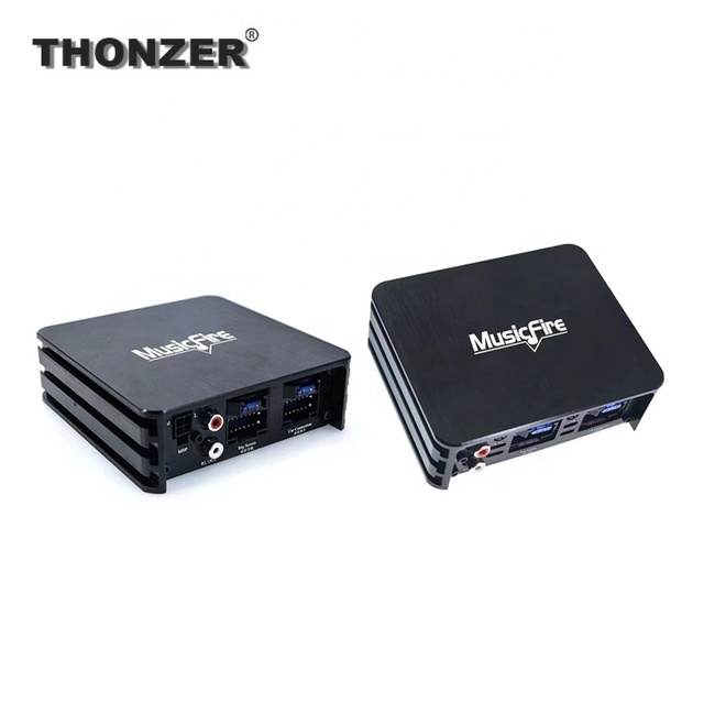 New Arrival  Car Audio Amplifier Box Car Sound Amp 4 Channel 12v Car Amplifier Android System DSP Amplifier Box