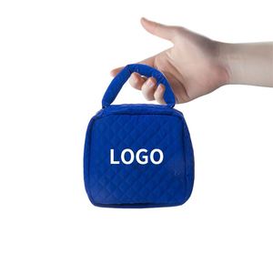 Wholesale Portable Pu Leather Padded Handbag <b>Make</b>-<b>Up</b> <b>Bag</b> Travel Organisation for Sale - Product Image 5