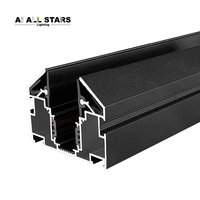 Profilé en aluminium pour plafond tendu en PVC, rail magnétique, profilé LED en aluminium pour tissu PVC souple, éclairage sur rail LED - Prix de gros
