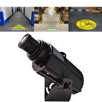 Projecteur de signalisation virtuelle LED multimédia étanche IP65 personnalisable, lumière de marquage au sol Gobo pour chariot mobile