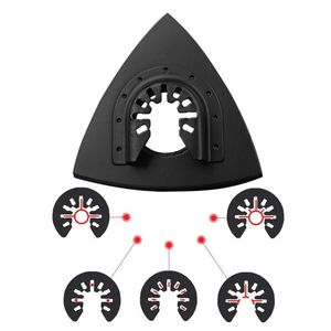 80mm çok amaçlı üçgen zımpara pedleri ahşap Metal plastik yüzeyler zımpara için testere bıçağı güç salınan aracı aksesuarları - Product Image 3