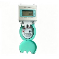 Anti-Tamper DN15 Smart Water Meter Stainless Steel Valve Control Prepaid IC Card Flow Meters for Residential Apartment Usage