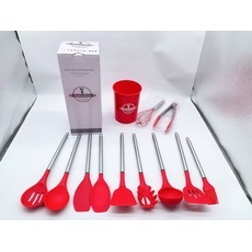 19250-12 pezzo scatola di colore Set da cucina pala cucchiaio utensili da cucina 28-33cm di lunghezza per uso domestico - Product Image 1