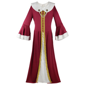 <span class=keywords><strong>Disfraces</strong></span> de cosplay de rey y reina, conjunto completo para niños de 8 a 13 años, trajes retro de invierno para parejas, juegos de rol de anime - Product Image 5