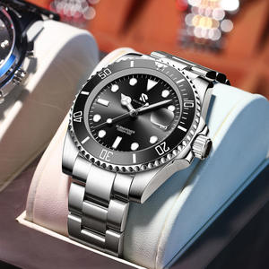 Orologio Meccanico da <span class=keywords><strong>Uomo</strong></span> di Alta Gamma in Acciaio Inossidabile con Quadrante Analogico Luminoso, Resistente all'Acqua 30M, Funzione Calendario - Product Image 4