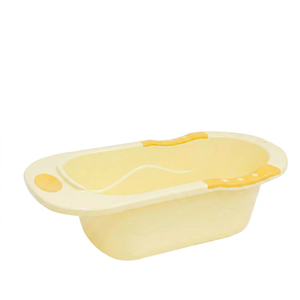 Bañera de Plástico Multiusos para Interiores con Soporte de Seguridad, Bandeja para Jabón Integrada, Gancho Colgante, Diseño Duradero y Ligero de PP - Product Image 1