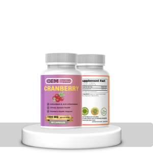 Cápsulas Probióticas para Mujeres Adultas para la Salud del Tracto Urinario y Vaginal con Arándano Rojo, 60 Cápsulas por Botella, Vida Útil de 24 Meses - Product Image 1