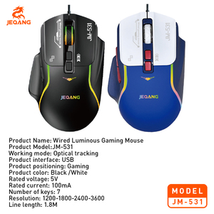 Mouse Gamer USB 7D con Sensor Óptico, Retroiluminación RGB, Diseño Ergonómico, Cableado para Laptops y Computadoras, en Stock - Product Image 4