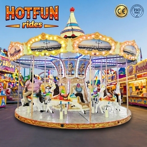 Manège de carnaval d'été : Carrousel mécanique à 25 places avec chevaux - Product Image 2