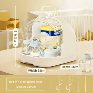 Yeya Baby zubehör Lager regal G-39012 Wal Kinderwagen Boden stehende mehr schicht ige kreative Nachttisch Mobile Snack Rack PP - Product Image 6