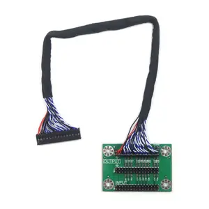 Lvds kurulu adaptörü uzatın Ph2.54 2X30Pin Lcd Lvds kablo 30Pin Lvds kablo 500Mm uzunluk