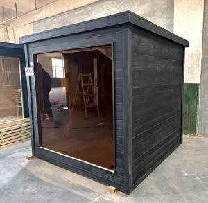 Canadese Hemlock En Redwood Custom Thuis Elektrisch Fornuis Verwarmd Saunaruimte 2-4 Personen Met Bluetooth Speakers - Product Image 6