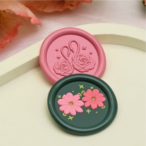 <strong>Simple</strong> Cute Style Wax <strong>Seal</strong> Stamp Solid Brass Head with Animal Dandelion Heart Design for Envelope Sealing Journal Decoration - Product Image 6