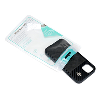 Pochette d'emballage en plastique à fermeture éclair pour câble USB d'ordinateur, imprimée sur mesure, scellée sur 3 côtés, avec fenêtre transparente