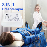 Appareil de pressothérapie à pression d'air avec 16 airbags pour drainage lymphatique du corps, de la taille, des jambes et des bras