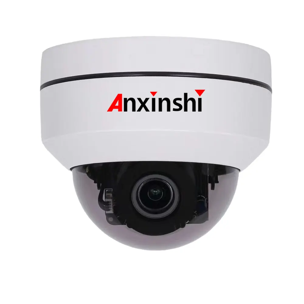 Kamera jaringan CCTV Mini, CCTV 2MP HD IP IR 20M rangka logam IP Mini PTZ Dome