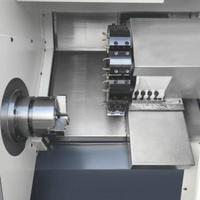 Torno CNC de bancada inclinada de alta rigidez y servicio medio, motor único, gran diámetro, procesamiento automático de roscas de eje de tubería de aceite para metal.