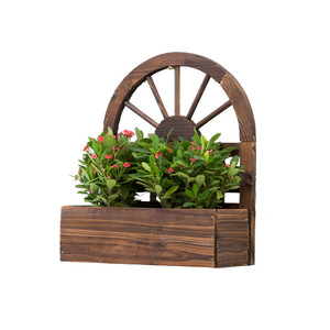 Support mural en bois pour Pot de fleurs, support de <span class=keywords><strong>jardinière</strong></span>, pour l'intérieur, l'<span class=keywords><strong>extérieur</strong></span>, la maison, le salon, le balcon, présentoir de décoration - Product Image 5