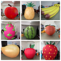 Gonflables géants pour fruits à pastèque pour la décoration publicitaire des magasins de fruits
