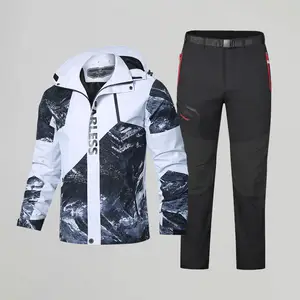 Factory Custom New Men's Fashion Trend Outdoor Windproof Spring And Autumn Thin Suit