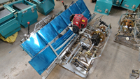 Repiqueuse de riz 4/6 rangs, semoirs à moteur thermique, repiqueuse de riz automatique 4/6 rangs de type marchant pour rizières