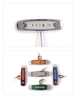 Feu de position latéral LED néon 12V 24V, lampe indicatrice de position pour camion et remorque, étanche