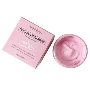 Masque d'<span class=keywords><strong>argile</strong></span> <span class=keywords><strong>rose</strong></span> de la mer morte avec logo du fabricant pour le nettoyage des pores. - Product Image 4