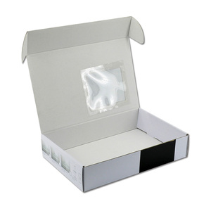 Caja <span class=keywords><strong>de</strong></span> maling frontal con ventana, parte superior <span class=keywords><strong>de</strong></span> embalaje corrugado - Product Image 1